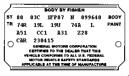 chevy engine serial number search